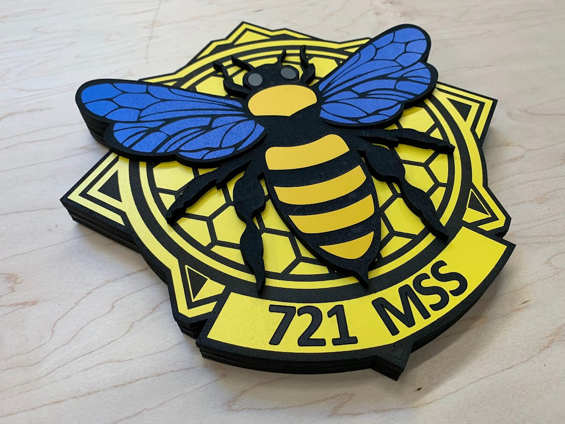 721 MSS Custom Wood Logo