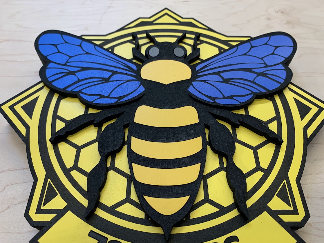 721 MSS Custom Wood Logo