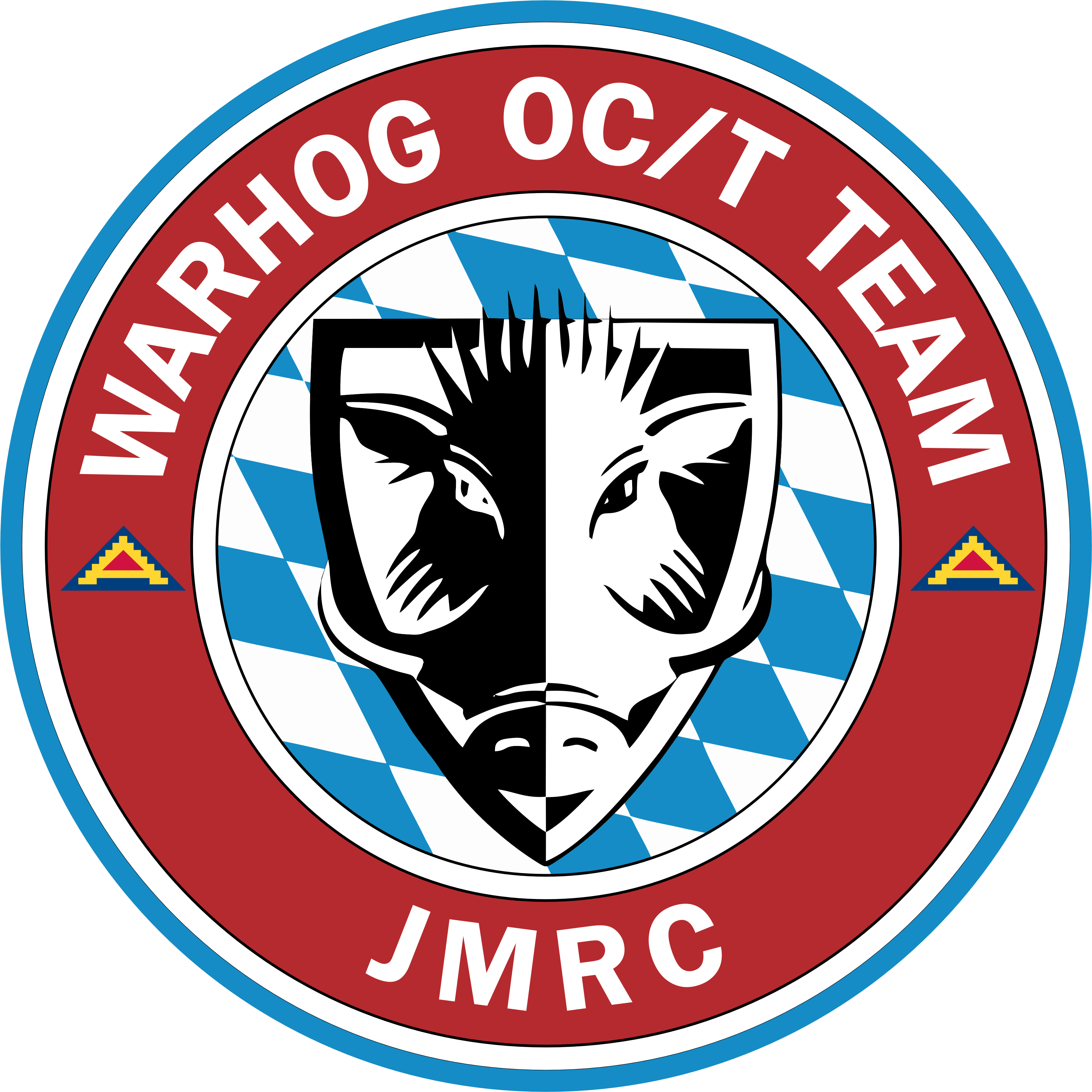 7th Army Warhog OC/T Team Custom Wood Logo
