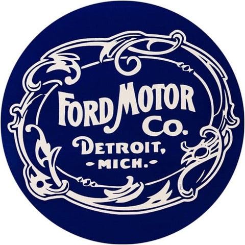Vintage Ford Motor Co Wood Logo