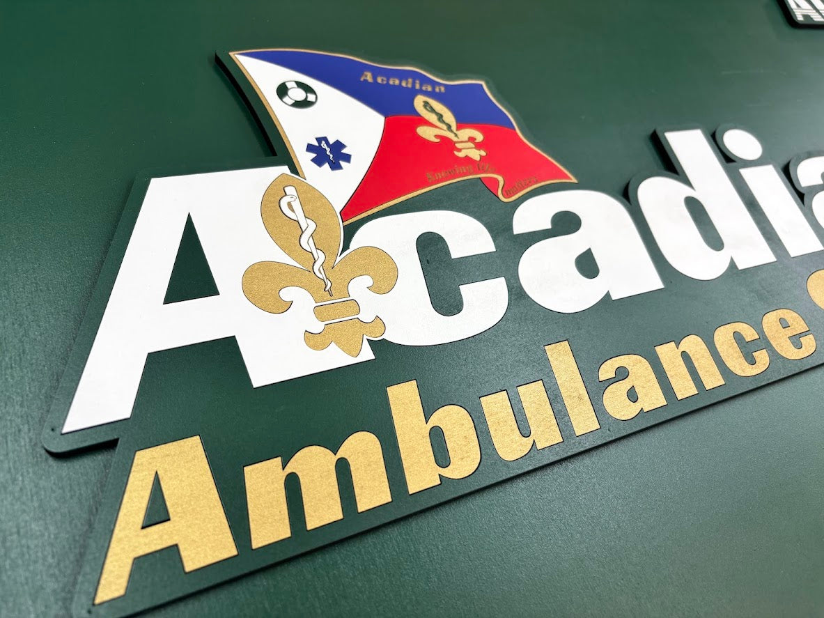 Acadian Retirement Wood Plaque