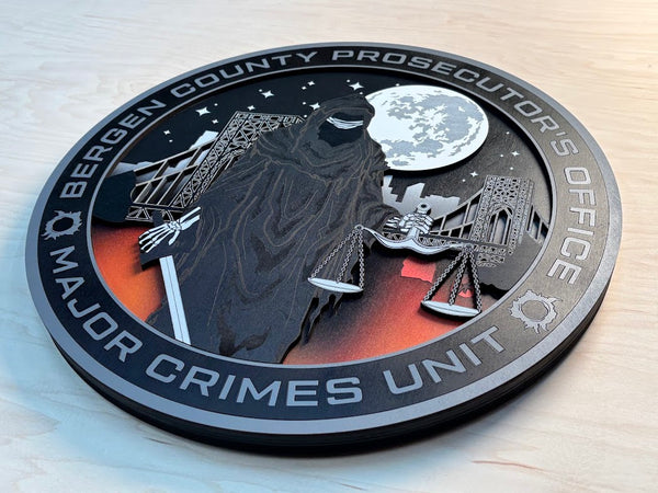 Bergen County Prosecutor's Office Major Crimes Unit Logo – Patriot