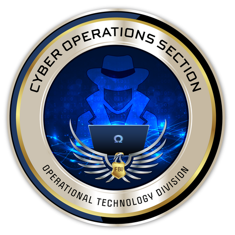 Cyber Operations Section Custom Wood Plaque