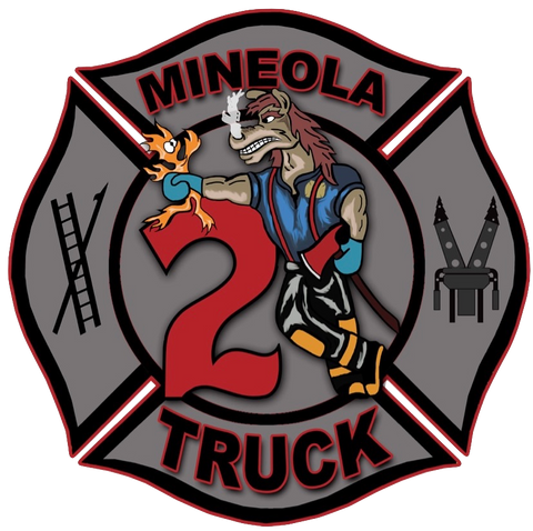 Mineola Fire Truck 2 Wood Patch
