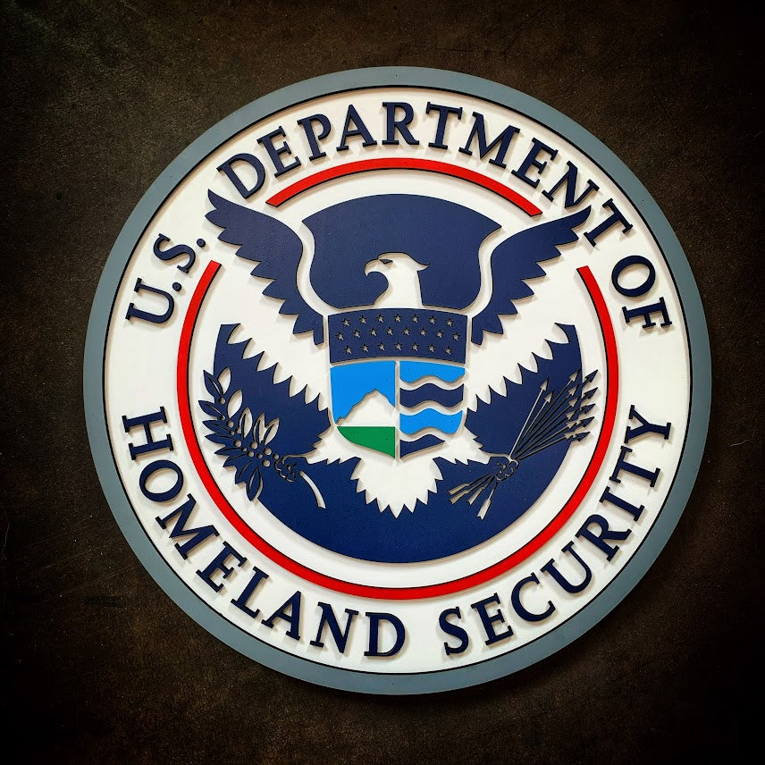 U.S. Department Of Homeland Security Wood Seal