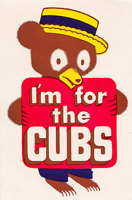 Chicago Cubs Wood Logo