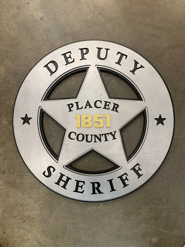 Placer County Deputy Sheriff Wood Badge