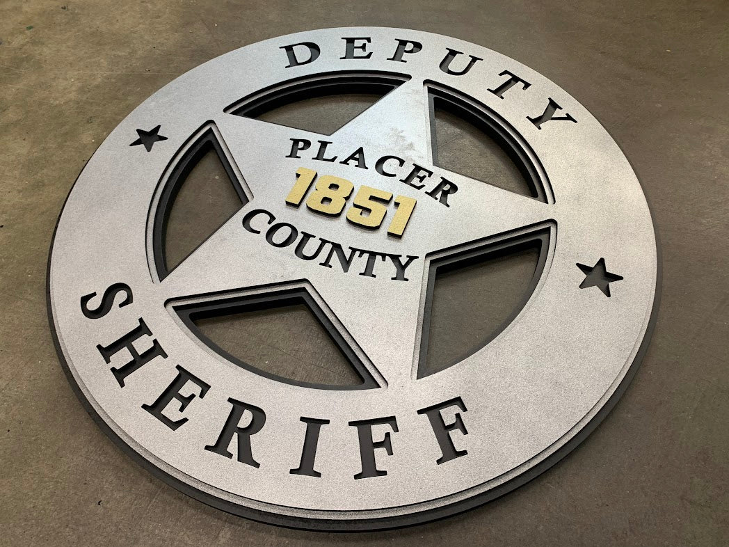 Placer County Deputy Sheriff Wood Badge