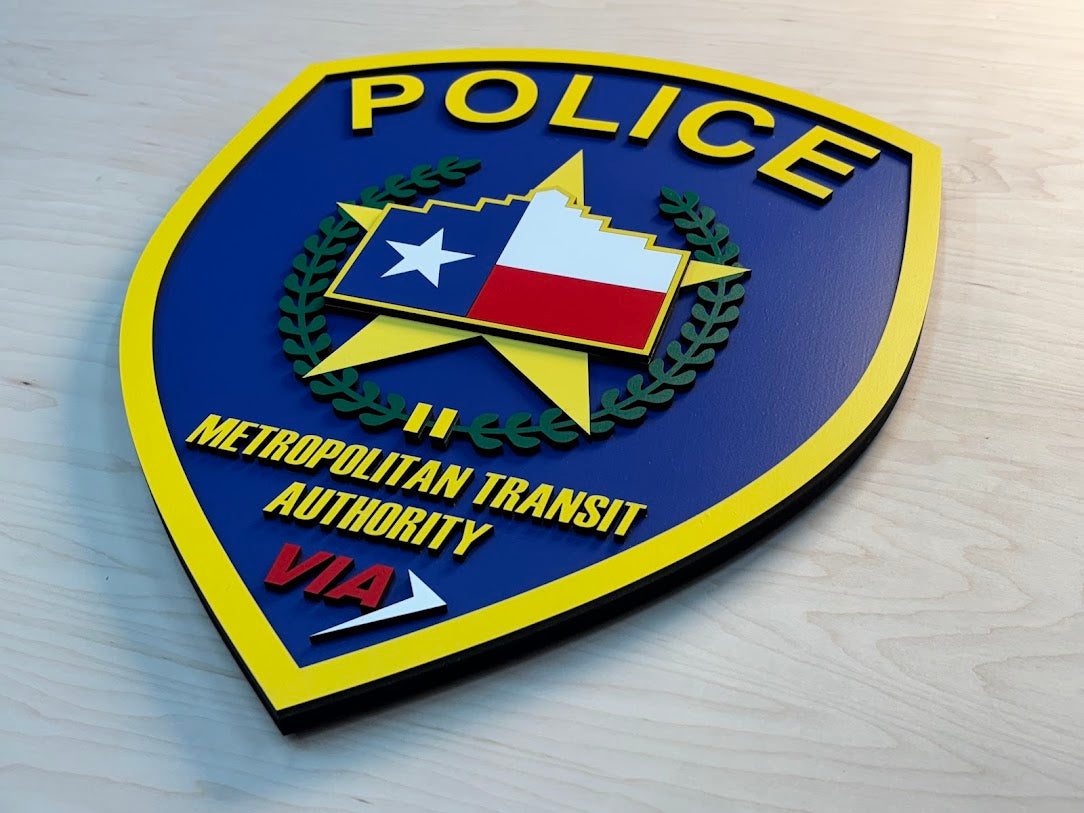 Texas Metropolitan Transit Authority Police Patch
