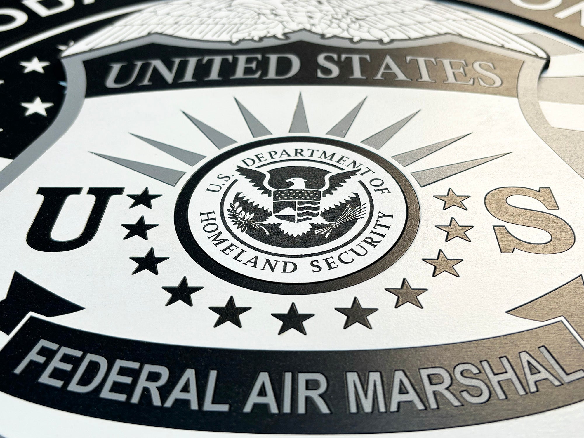Federal Air Marshal Service VIPR Homeland Security Wooden sign by Patriot Wood