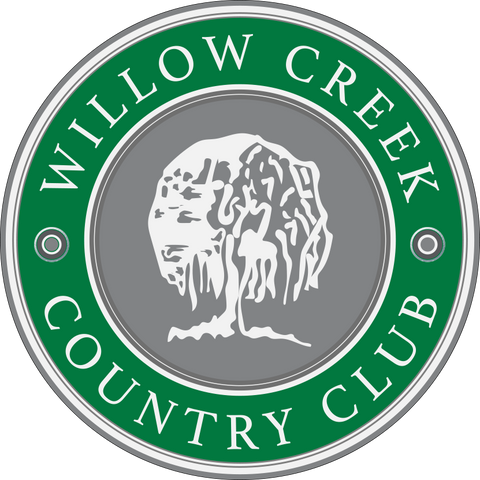 Willow Creek Country Club Wood Logo
