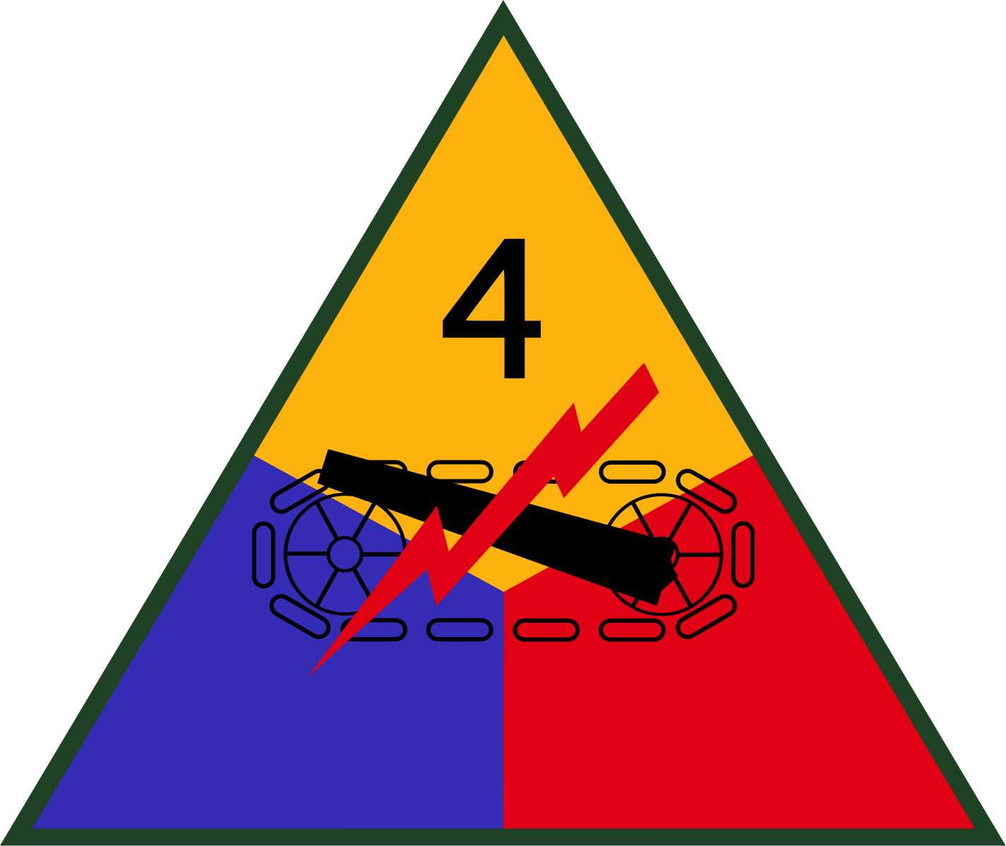 4th Armored Division Wood Patch