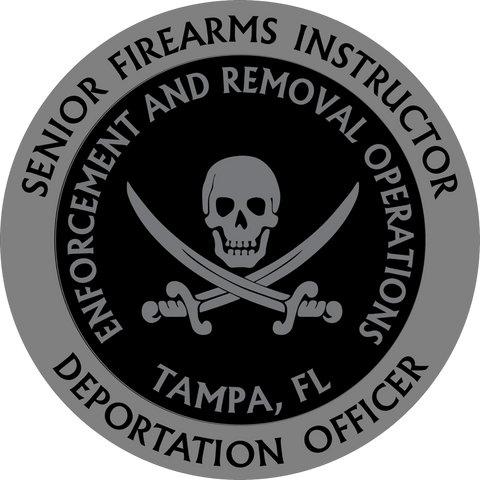 Enforcement And Removal Operations (Alternate) Wood Plaque