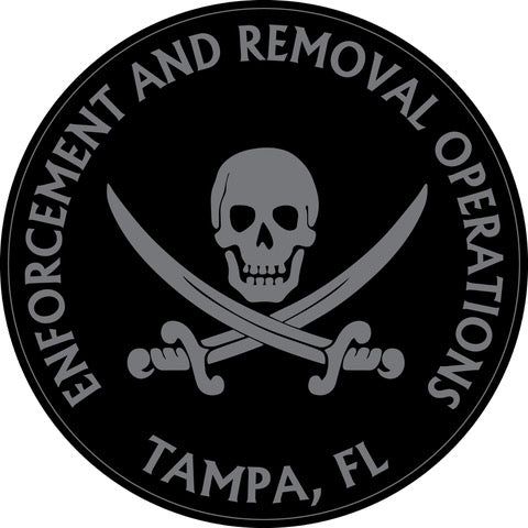 Custom Enforcement And Removal Operations Wood Plaque