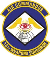 14th Weapons Squadron Wood Logo