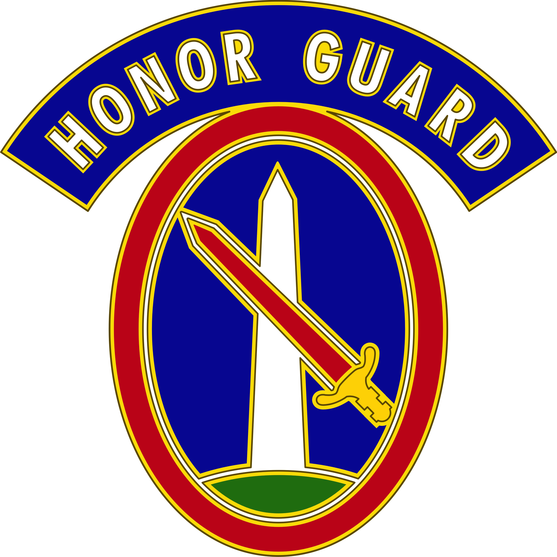 3rd Infantry Regiment Honor Guard Wood Patch