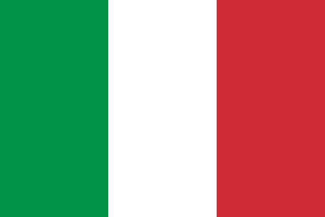 Italian Wood Flag