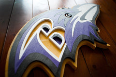 Baltimore Ravens Wood Wall Art