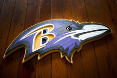 Baltimore Ravens Wood Wall Art
