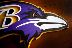 Baltimore Ravens Wood Wall Art