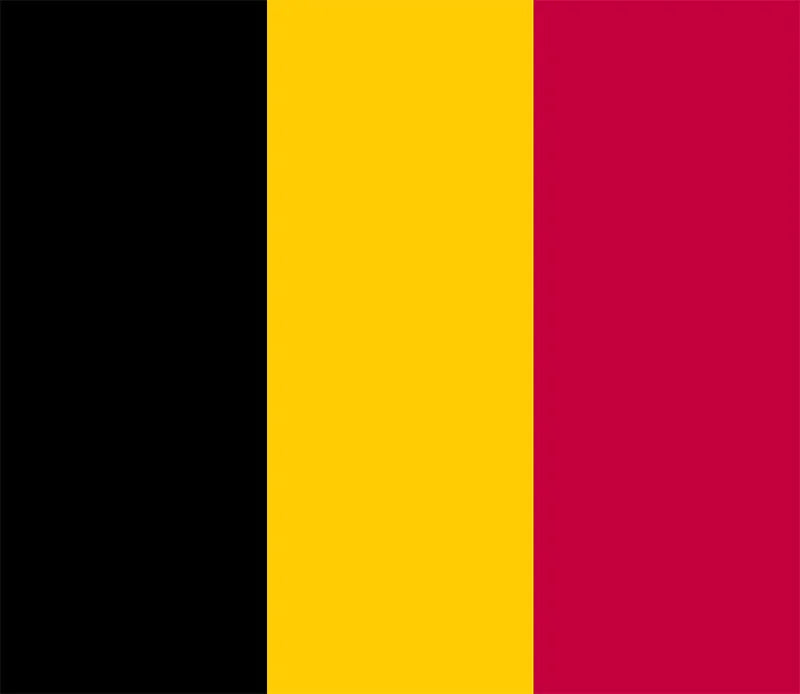 Belgium Wood Flag