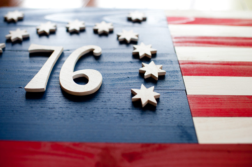 Bennington wood flag, wooden flags by Patriot Wood