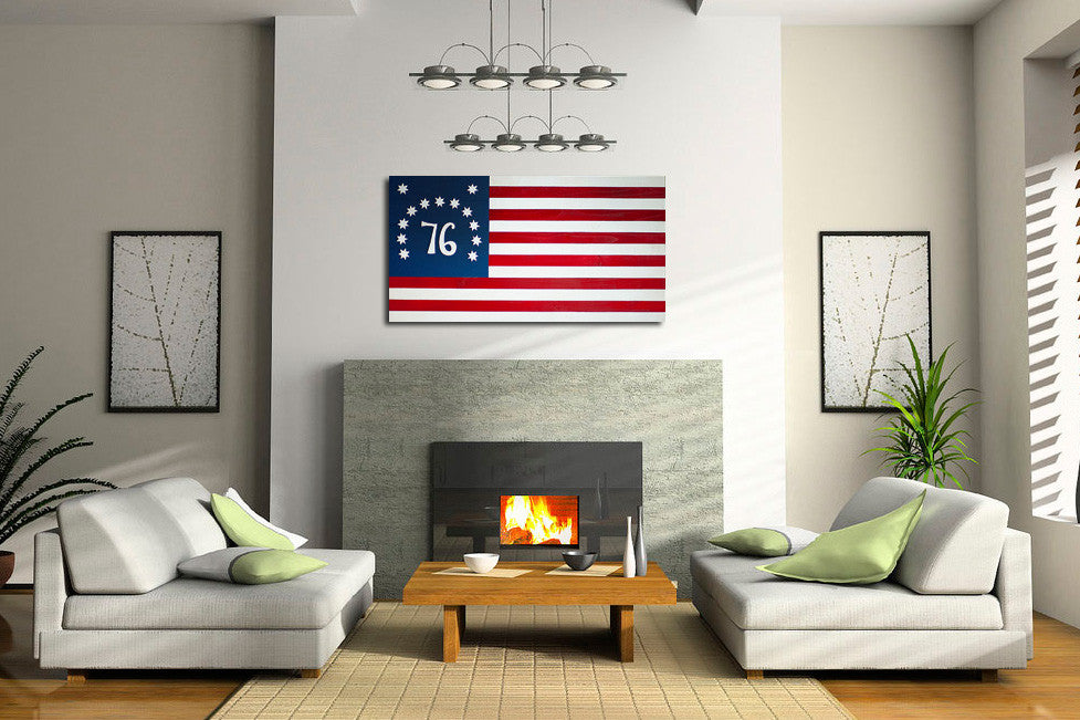 Bennington wood flag, wooden flags by Patriot Wood