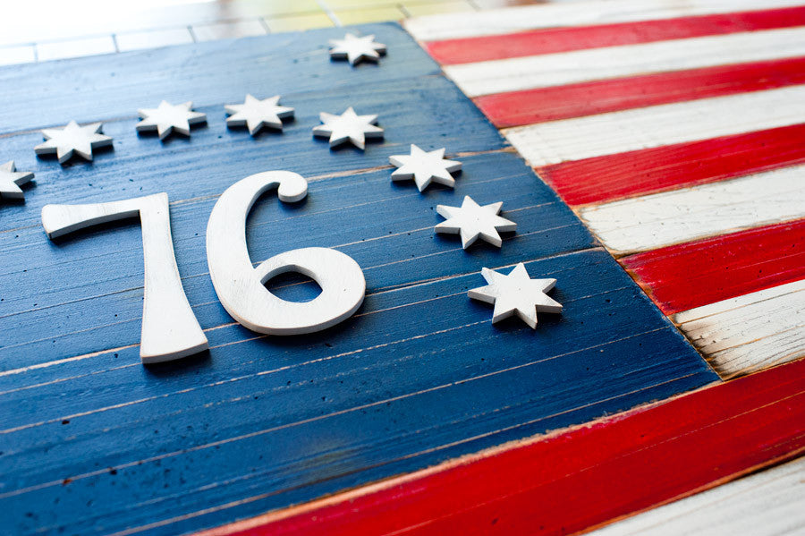 Bennington Vintage Wooden Flag by Patriot Wood