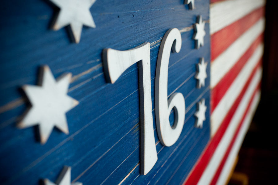 Bennington Vintage Wooden Flag by Patriot Wood