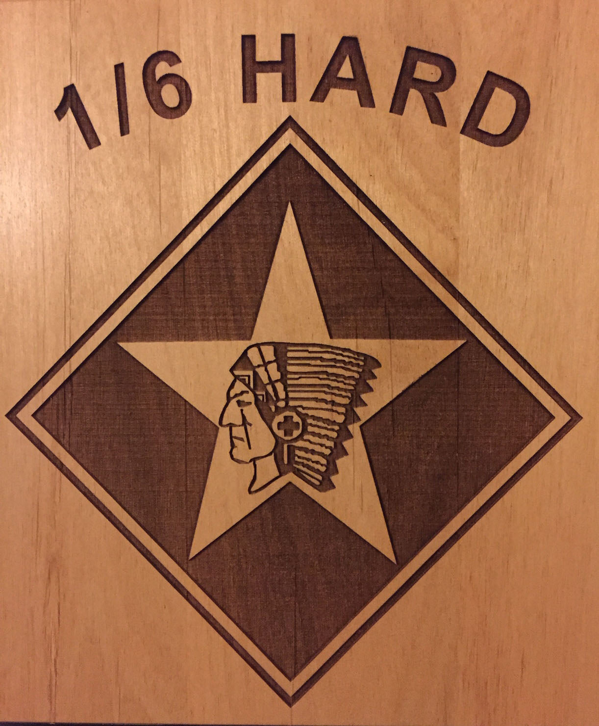 Custom Order 6th Marine Regiment 1st Battalion Emblem