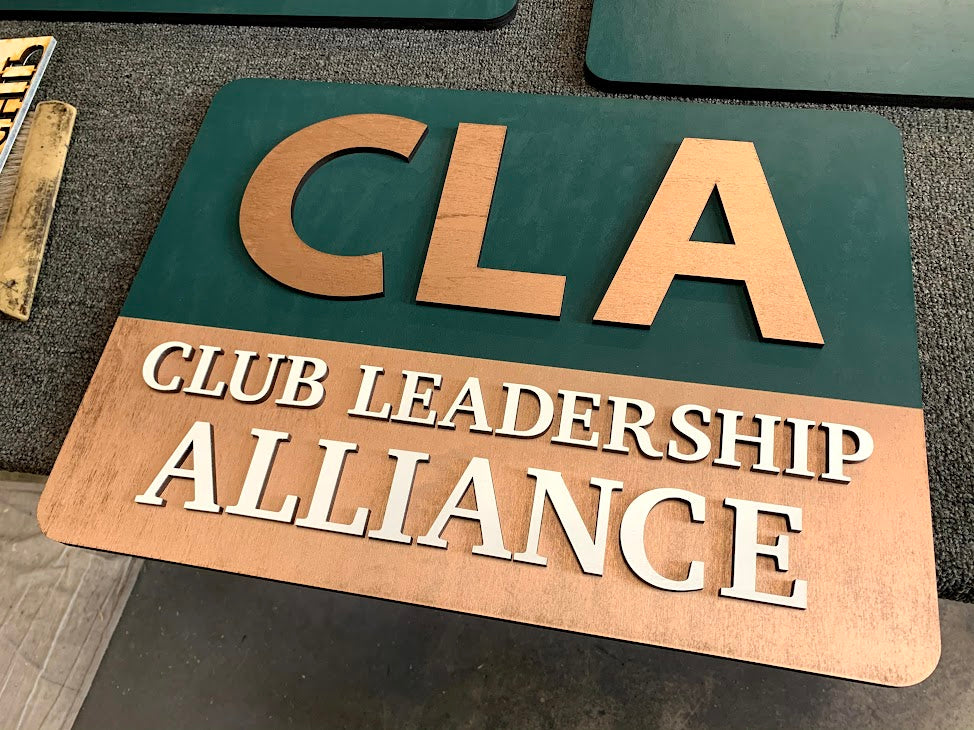 Custom CLA Wood Plaque