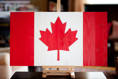 Canadian wood flag, wooden wall art by Patriot Wood