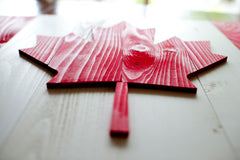 Canadian wood flag, wooden wall art by Patriot Wood