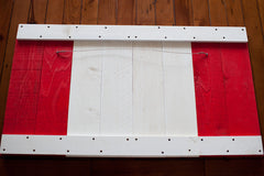 Canadian wood flag, wooden wall art by Patriot Wood