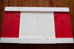 Canadian wood flag, wooden wall art by Patriot Wood