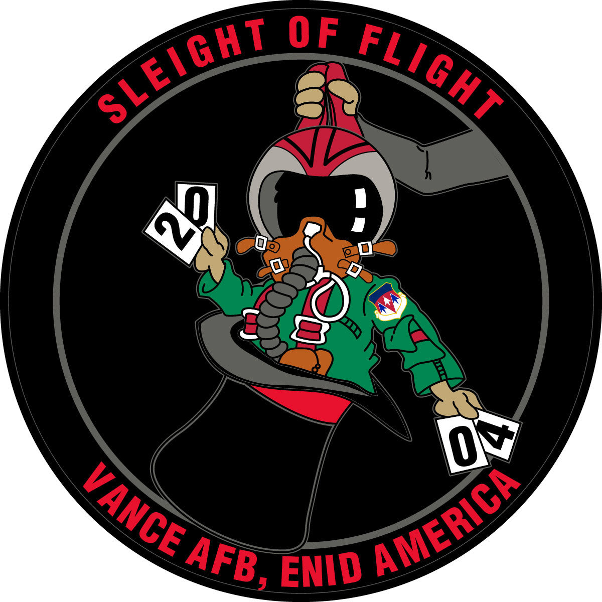 USAF Pilot Class 20-04 Custom Wood Patch