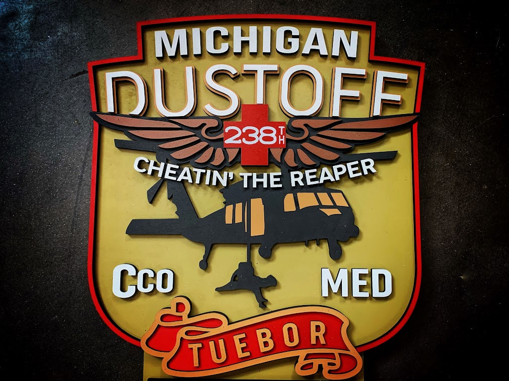 Michigan Dustoff Plaque