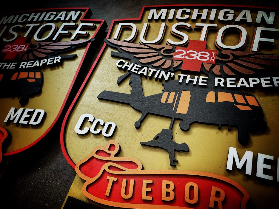 Michigan Dustoff Plaque