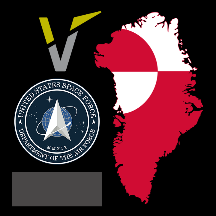 Custom Wood Greenland Spaceforce Plaque