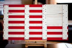 Grand Union wood flag, US wooden flag, wall art by Patriot Wood