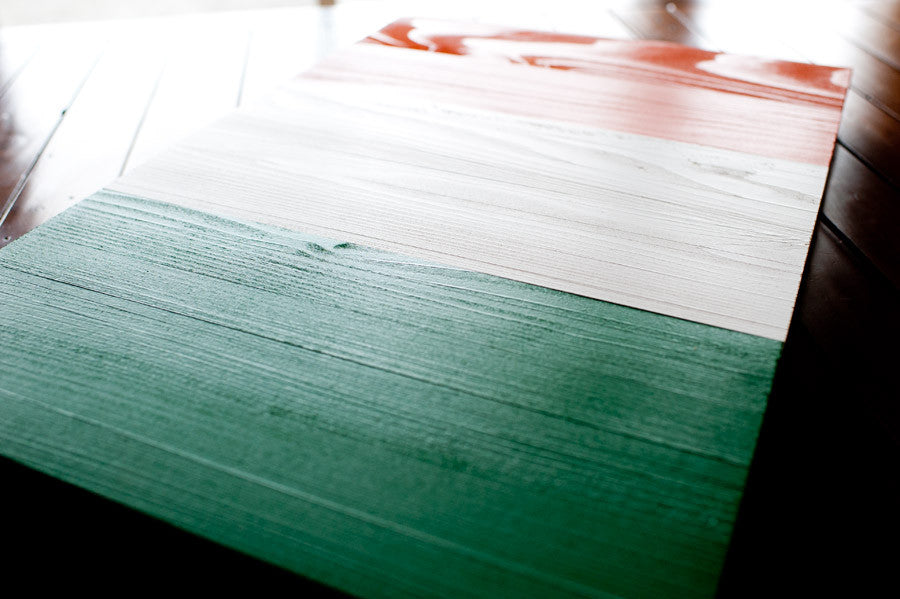 Ireland Wood Flag