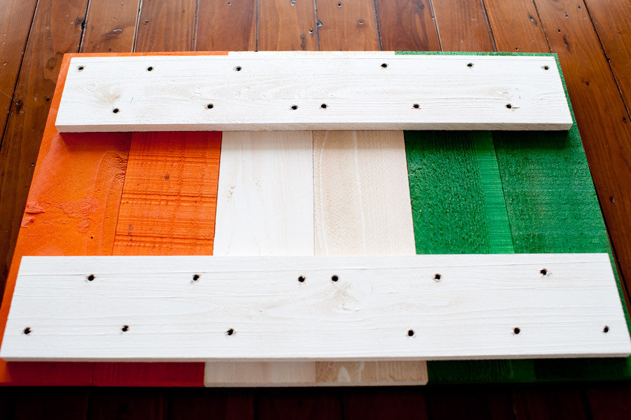 Ireland Wood Flag