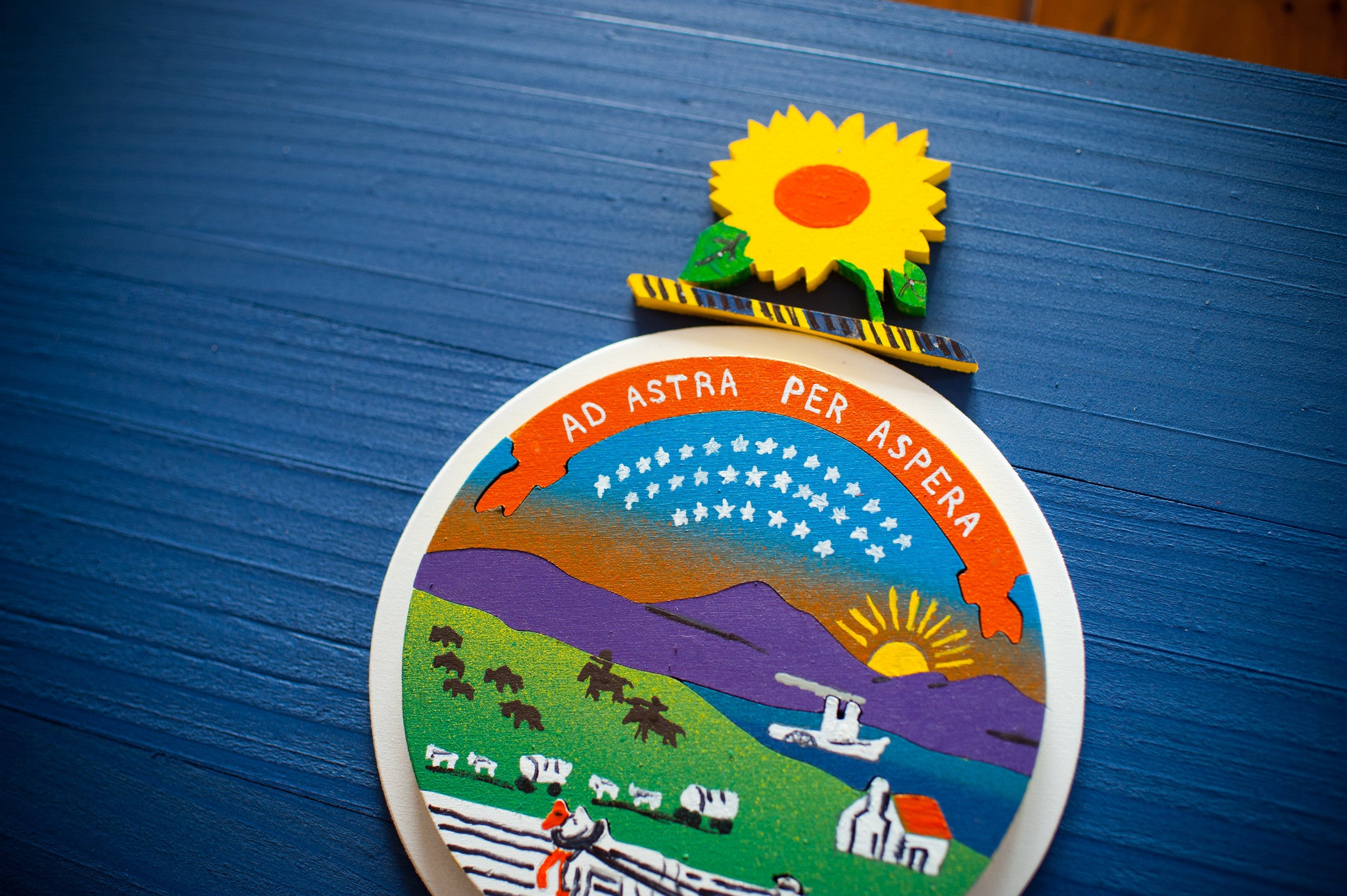 Kansas Wooden Flag by Patriot Wood
