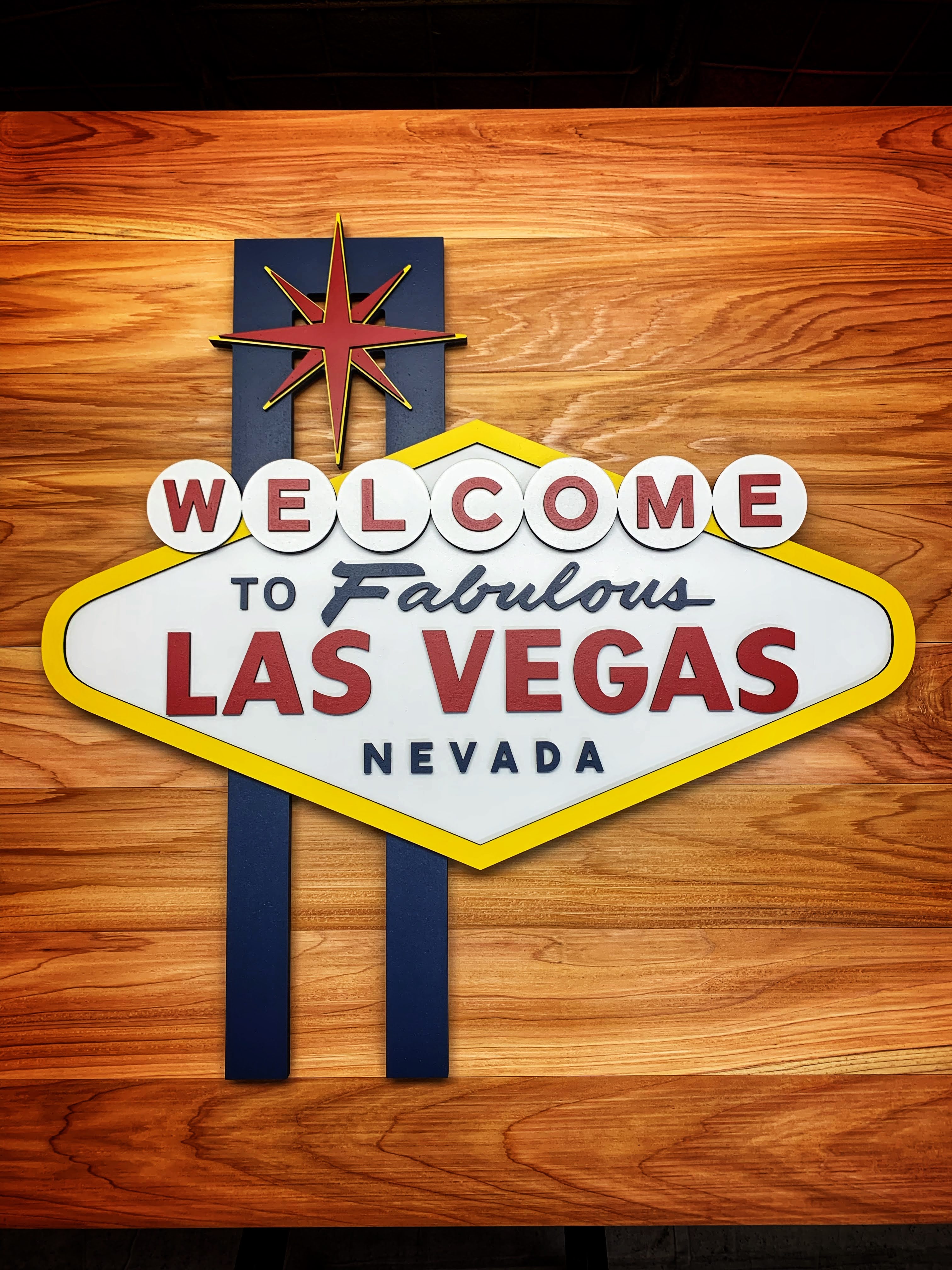 Welcome To Las Vegas Wood Sign