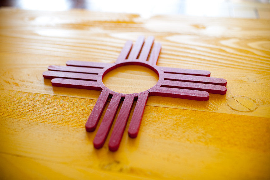 New Mexico Wood Flag