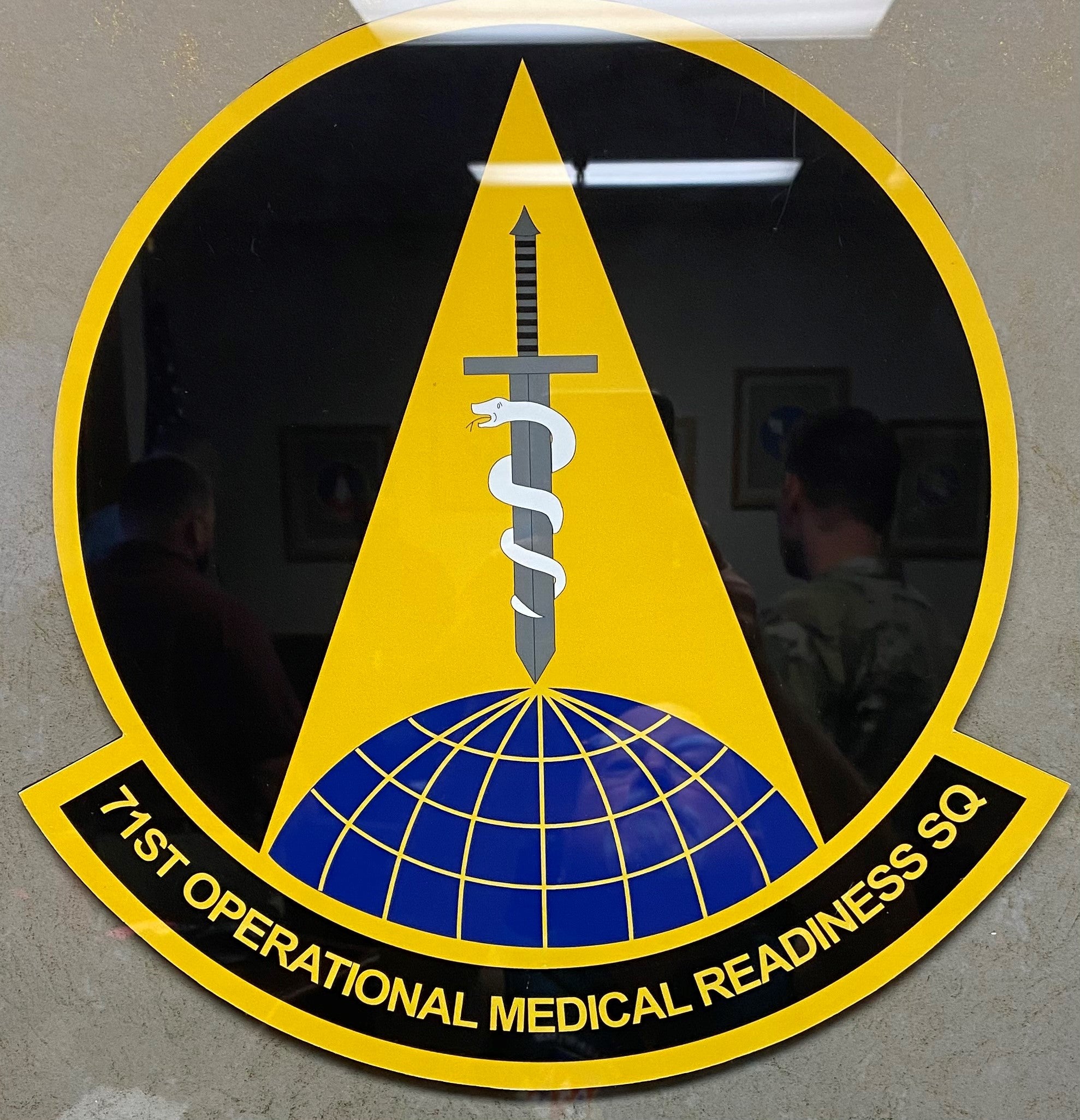 71ST OMR SQ Wood Patch