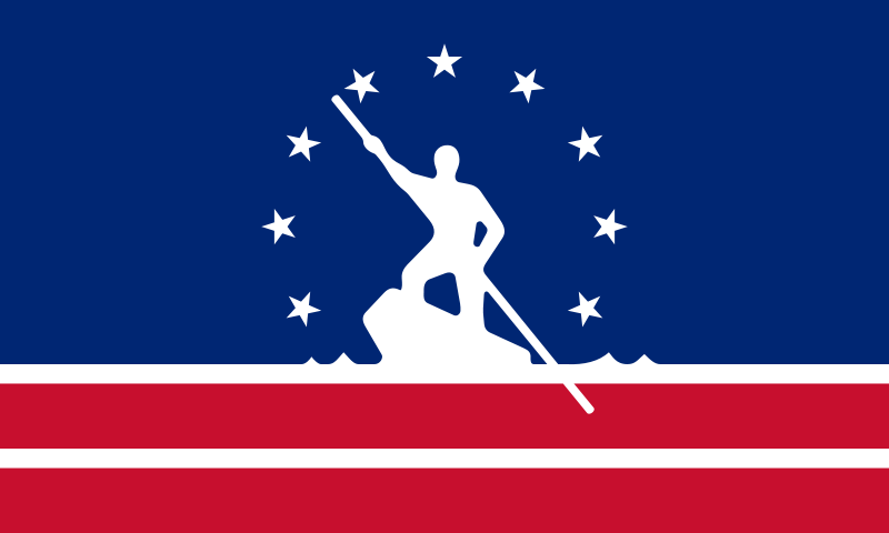 Richmond Vintage Wood Flag