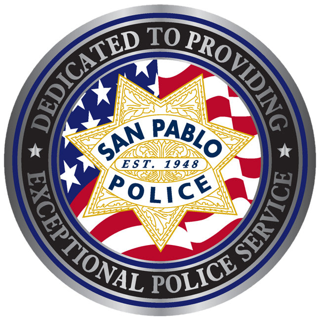 San Pablo Police Wooden Coin by Patriot Wood