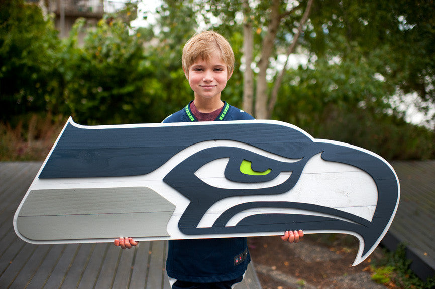 Seattle Seahawks Wood Wall Art