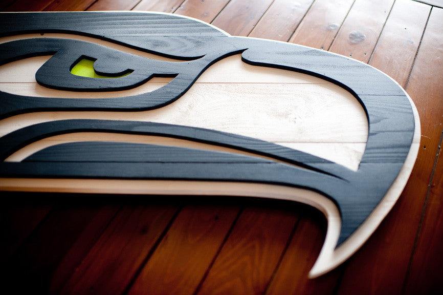 Seattle Seahawks Wood Wall Art